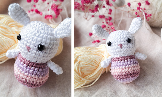 mały króliczek na szydełku amigurumi wzór za darmo