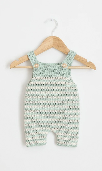 szydełkowe rampersy ubranka dla noworodka